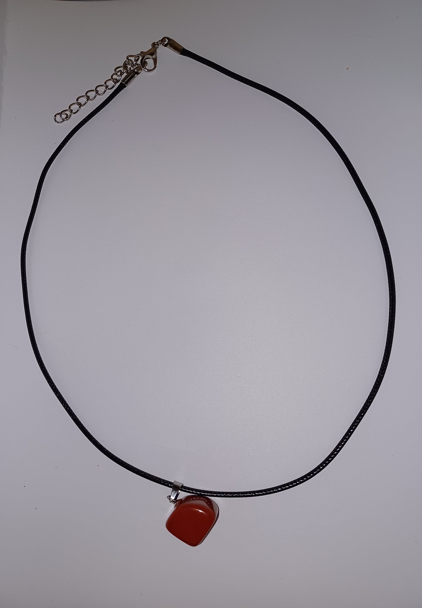 Red Jasper Pendant with Paracord