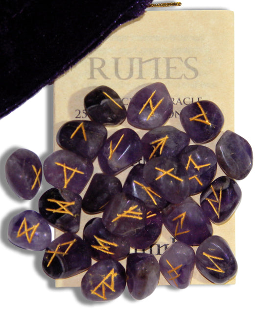 Amethyst Gemstone Runes