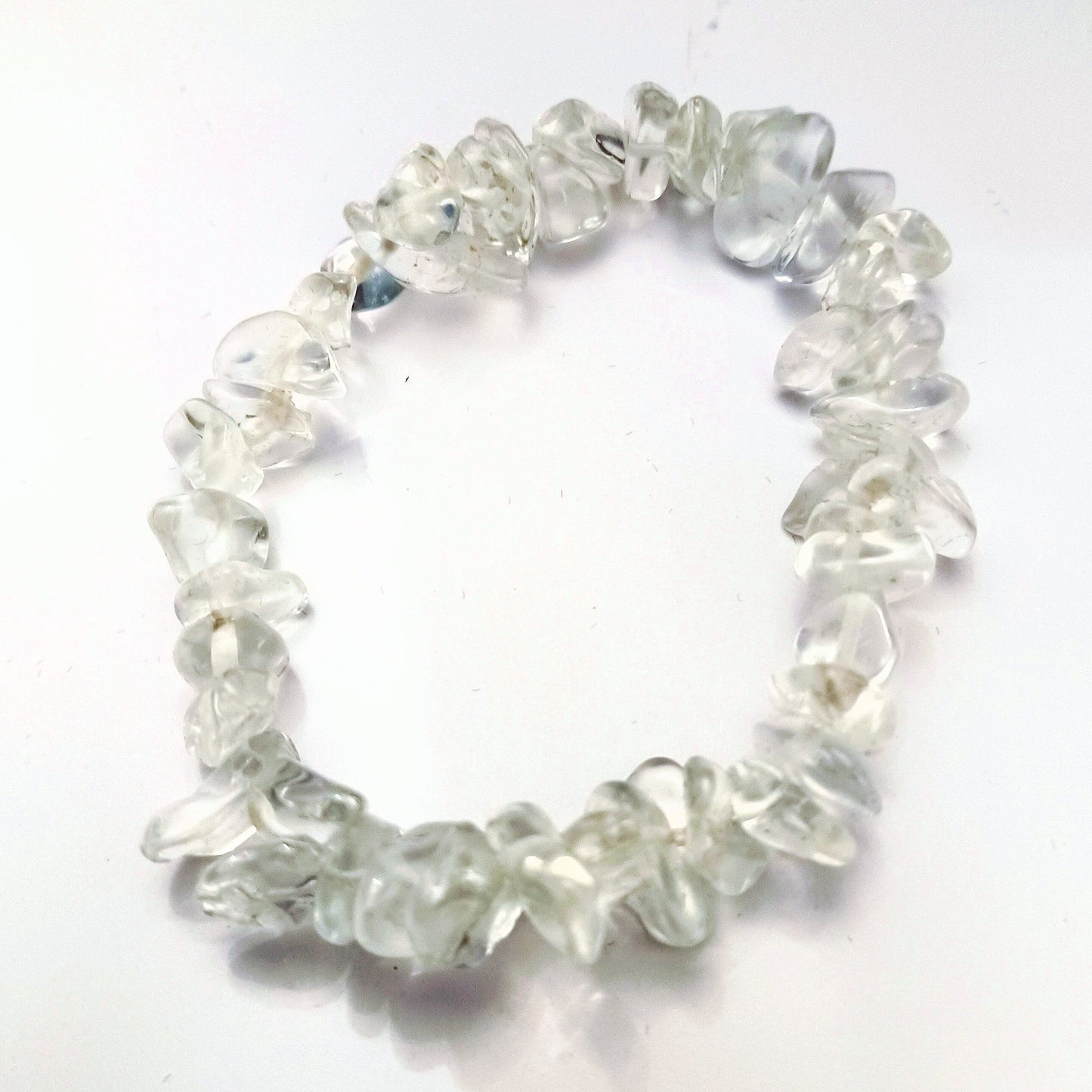 Quartz Crystal Natural Stone Stretch Bracelet